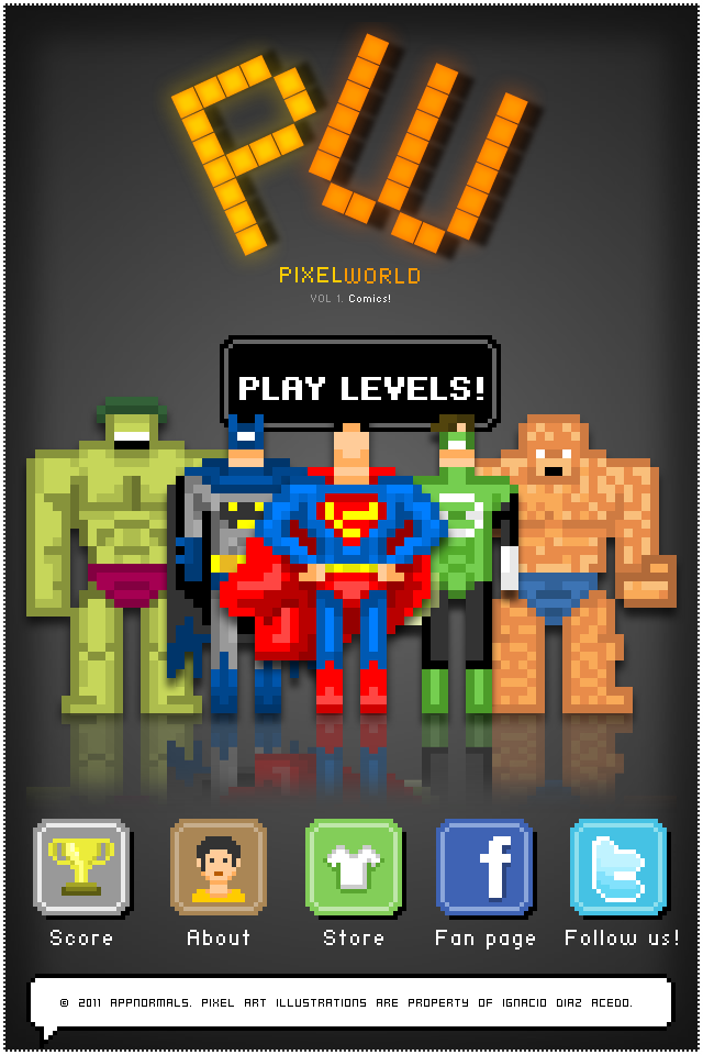 Pixel World App - Quiz Game for iPhone